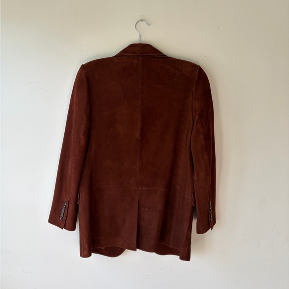 NWT! MADEWELL The Kline Brown Suede Blazer Size 4 - Picture 10 of 11